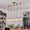 Bassagoda Suspension, Suspension Écru, Noir, 5 lumières