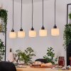 Bassagoda Suspension, Suspension Écru, Noir, 5 lumières