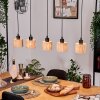 Granja Suspension, Suspension Écru, Noir, 5 lumières