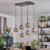 Ripoll Suspension, Boule lumineuse, Suspension Fumé, 6 lumières