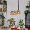 Koyoto Suspension, Boule lumineuse, Suspension Écru, Noir, 3 lumières