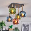 Koyoto Plafonnier, Boule lumineuse Or, Noir, 5 lumières