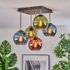 Koyoto Plafonnier, Boule lumineuse Or, Noir, 5 lumières