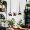 Koyoto Suspension, Boule lumineuse, Suspension Écru, Noir, 3 lumières