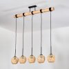 Basto Suspension, Suspension Écru, Noir, 5 lumières Basto Suspension, Suspension Écru, Noir, 5 lumières