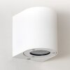 Applique murale d'extérieur Mora LED Blanc, 2 lumières