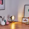 Lampe de table Malix Bois clair, Noir, 1 lumière