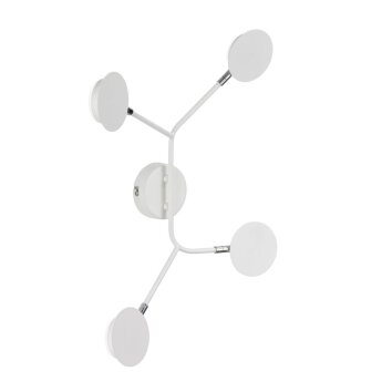 Applique murale WOFI BELIZE Blanc, 1 lumière
