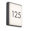 Lampe murale d'extérieur AEG Letan Square LED Anthracite, Blanc, 1 lumière