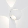 Applique murale d'extérieur AEG Gus LED Blanc, 3 lumières