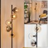 Koyoto Boule lumineuse, Lampadaire 31 cm Ambre, Clair, Fumé, 5 lumières