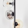 Koyoto Boule lumineuse, Lampadaire 31 cm Ambre, Clair, Fumé, 5 lumières