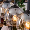 Koyoto Suspension, Boule lumineuse, Suspension Écru, Noir, 3 lumières