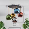 Koyoto Plafonnier, Boule lumineuse Or, Noir, 5 lumières