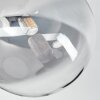 Chehalis Plafonnier, Boule lumineuse Clair, Fumé, 3 lumières