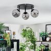 Chehalis Plafonnier, Boule lumineuse Fumé, 3 lumières