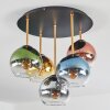 Koyoto Plafonnier, Boule lumineuse 45 cm Laiton, Noir, 5 lumières