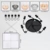 Koyoto Suspension, Boule lumineuse, Suspension Ambre, Clair, Fumé, 5 lumières