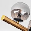 Chehalis Plafonnier, Boule lumineuse Or, Noir, 8 lumières