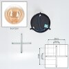 Chehalis Plafonnier, Boule lumineuse Ambre, Clair, 3 lumières