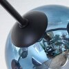 Koyoto Plafonnier, Boule lumineuse 59 cm Bleu, Or, Vert, Cuivré, 6 lumières