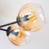 Koyoto Plafonnier, Boule lumineuse 59 cm Ambre, Clair, 6 lumières