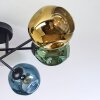 Ripoll Plafonnier, Boule lumineuse Bleu, Or, Vert, 6 lumières