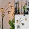Koyoto Boule lumineuse, Lampadaire Ambre, Clair, Fumé, 5 lumières