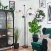 Koyoto Boule lumineuse, Lampadaire Ambre, Clair, Fumé, 5 lumières