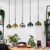 Koyoto Suspension, Boule lumineuse, Suspension Écru, Noir, 5 lumières