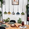 Koyoto Suspension, Boule lumineuse, Suspension Écru, Noir, 5 lumières