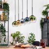 Koyoto Suspension, Boule lumineuse, Suspension Écru, Noir, 5 lumières