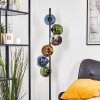 Koyoto Boule lumineuse, Lampadaire Bleu, Chrome, Or, Vert, Fumé, 6 lumières