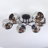 Ripoll Plafonnier, Boule lumineuse Chrome, Fumé, 6 lumières