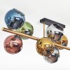 Koyoto Plafonnier, Boule lumineuse Or, Noir, 10 lumières