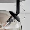 Chehalis Plafonnier, Boule lumineuse Ambre, Fumé, 4 lumières