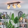 Fallhagen Plafonnier, Spot de plafond Noir, 3 lumières