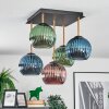Koyoto Plafonnier, Boule lumineuse Or, Noir, 5 lumières
