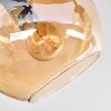 Koyoto Plafonnier, Boule lumineuse Ambre, 3 lumières