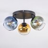 Koyoto Plafonnier, Boule lumineuse Bleu, Or, Vert, Clair, 3 lumières