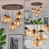Gastor Plafonnier, Boule lumineuse Laiton, Noir, 5 lumières