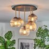 Koyoto Plafonnier, Boule lumineuse Laiton, Noir, 5 lumières