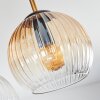 Koyoto Plafonnier, Boule lumineuse Laiton, Noir, 5 lumières