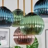 Koyoto Plafonnier, Boule lumineuse Laiton, Noir, 5 lumières