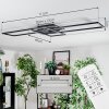Manor Plafonnier LED Noir, 1 lumière