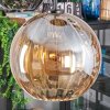 Koyoto Suspension, Boule lumineuse, Suspension 45 cm Ambre, Clair, Fumé, 5 lumières