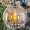Koyoto Suspension, Boule lumineuse, Suspension Ambre, Clair, 5 lumières
