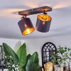 Alsen Plafonnier, Spot de plafond Noir, 2 lumières