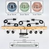 Koyoto Suspension, Boule lumineuse, Suspension Écru, Noir, 5 lumières