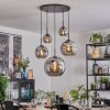 Ripoll Suspension, Boule lumineuse, Suspension Fumé, 5 lumières